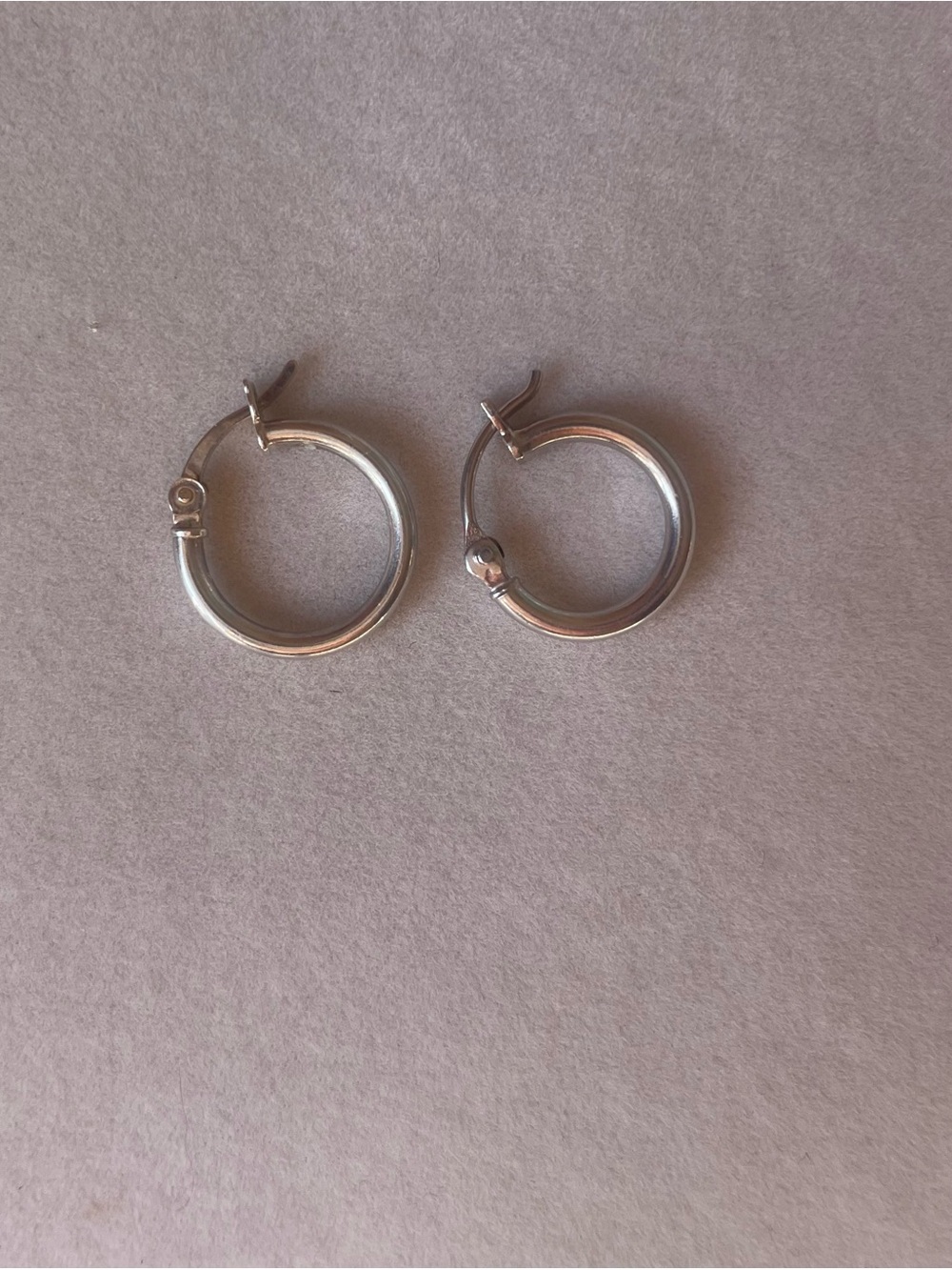 Classic mini sterling Silver Hoop Earrings - Women Jewelry